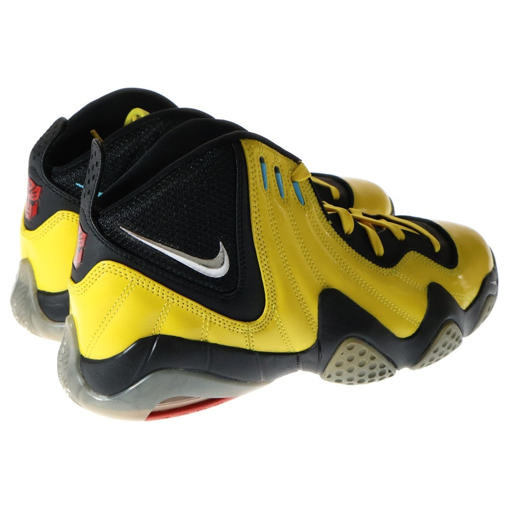 NIKE(ナイキ) 【観賞用2009年製】×TRANSFORMERS ZOOM FP BUMBLEBEE トランスフォーマー ズーム バンブルビー ハイカットスニーカー イエロー US9/27cm 379401-701