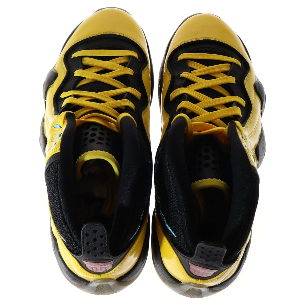 NIKE(ナイキ) 【観賞用2009年製】×TRANSFORMERS ZOOM FP BUMBLEBEE トランスフォーマー ズーム バンブルビー ハイカットスニーカー イエロー US9/27cm 379401-701