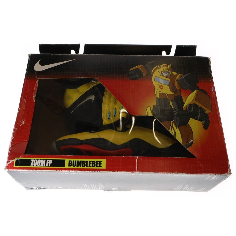 NIKE(ナイキ) 【観賞用2009年製】×TRANSFORMERS ZOOM FP BUMBLEBEE トランスフォーマー ズーム バンブルビー ハイカットスニーカー イエロー US9/27cm 379401-701