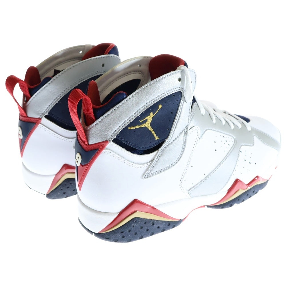 NIKE(ナイキ) 【観賞用2012年製】AIR JORDAN 7 RETRO OLYMPIC エアジョーダン7 オリンピック ハイカットスニーカー ホワイト US9/27cm 304775-135
