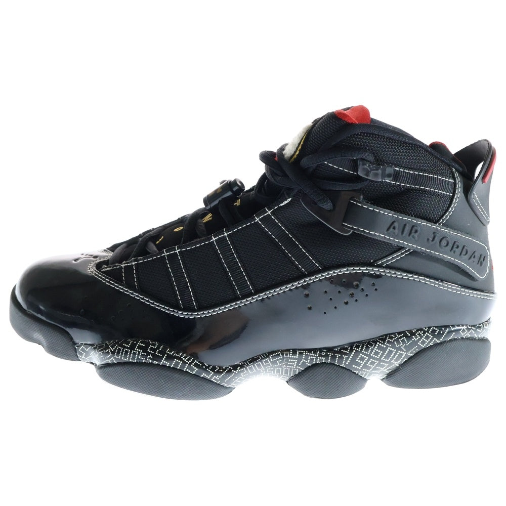 NIKE(ナイキ) 【観賞用2009年製】JORDAN 6 RINGS HOF ジョーダンリングス ハイカットスニーカー ブラック US9/27cm 371497-031