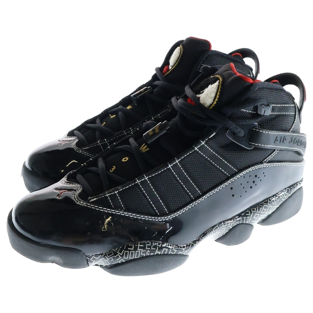 NIKE(ナイキ) 【観賞用2009年製】JORDAN 6 RINGS HOF ジョーダンリングス ハイカットスニーカー ブラック US9/27cm 371497-031