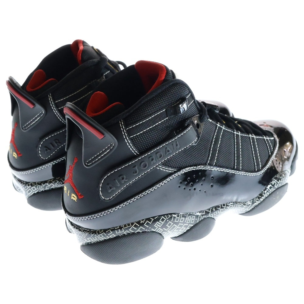 NIKE(ナイキ) 【観賞用2009年製】JORDAN 6 RINGS HOF ジョーダンリングス ハイカットスニーカー ブラック US9/27cm 371497-031