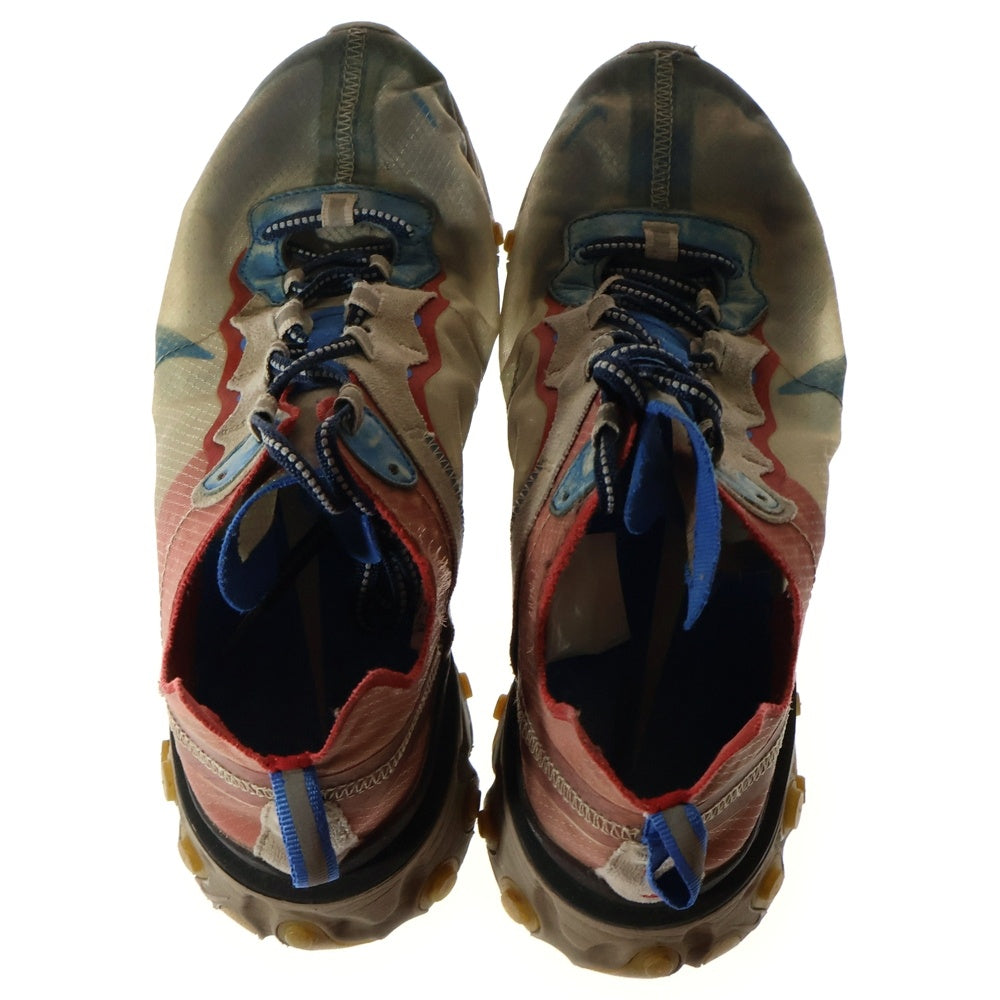 NIKE(ナイキ) ×UNDERCOVER REACT ELEMENT 87 アンダーカバー リアクトエレメント ローカットスニーカー マルチ US8/26cm BQ2718-200
