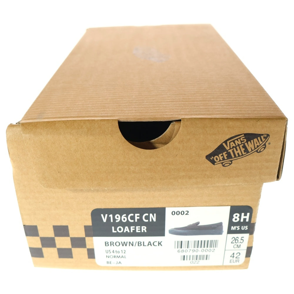VANS(ヴァンズ) スエード モカシン ローファー ローカットシューズ ブラウン US8.5/26.5cm 680790-0002