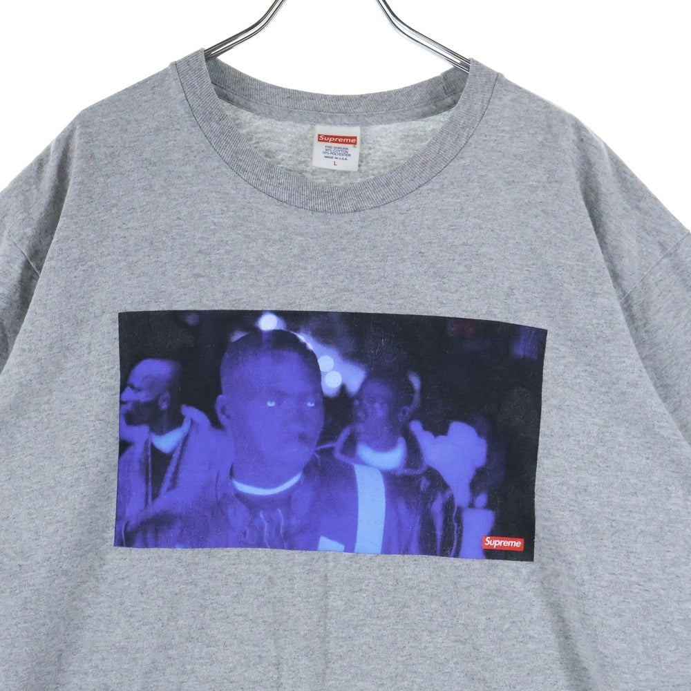 SUPREME(シュプリーム) 21AW America Eats Its Young Tee アメリカ イーツ イッツ ヤング フォトプリント 半袖Tシャツ カットソー グレー