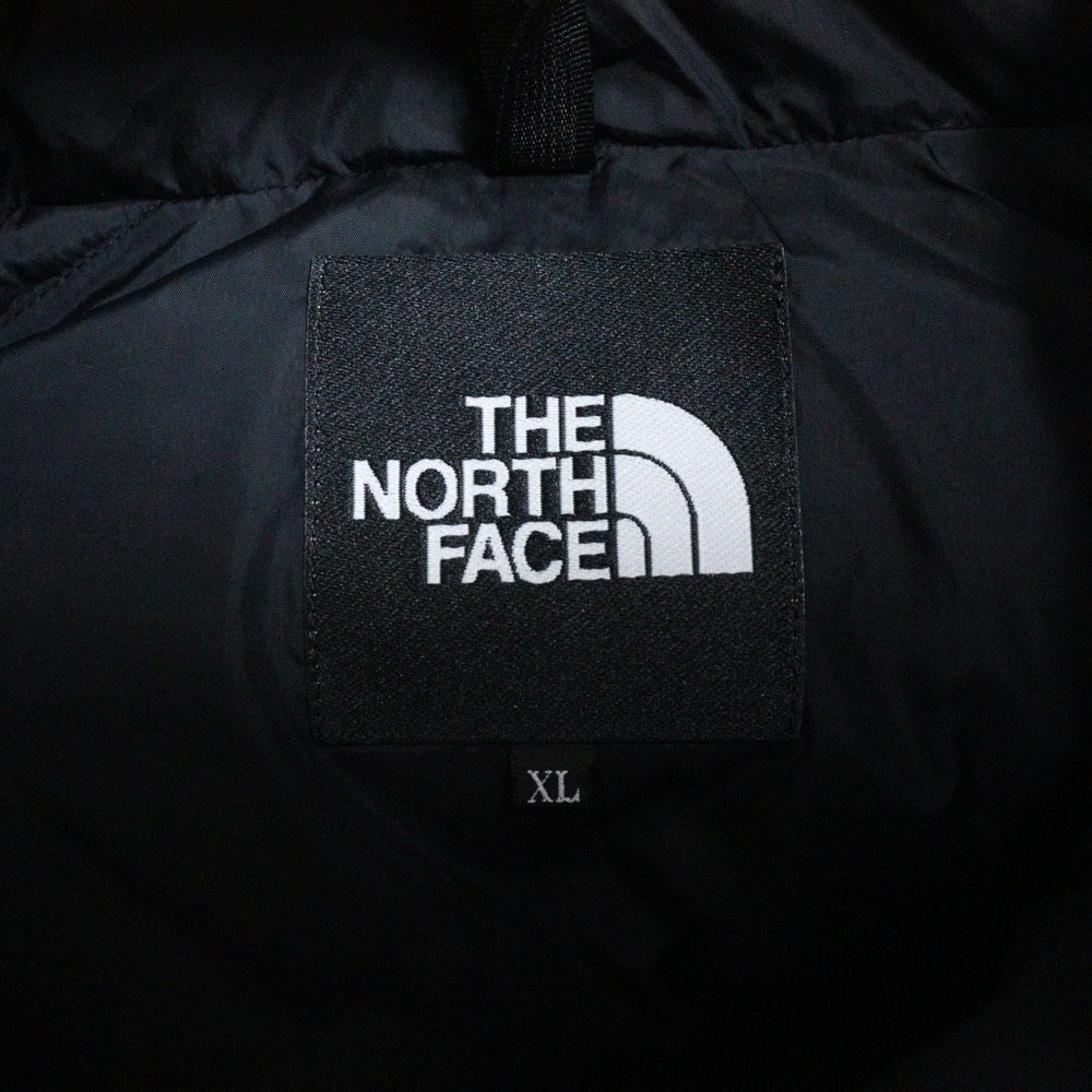 THE NORTH FACE(ザノースフェイス) NOVELTY NUPTSE JACKET ノベルティ ヌプシ ジップアップナイロン ダウンジャケット ブラック/カーキ ND91842