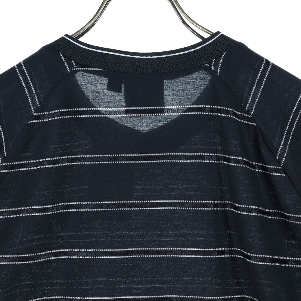 SUPREME(シュプリーム) 25SS ×UMBRO Stripe Soccer Jersey アンブロ ストライプ サッカー ジャージ 半袖ゲームTシャツ カットソー ブラック