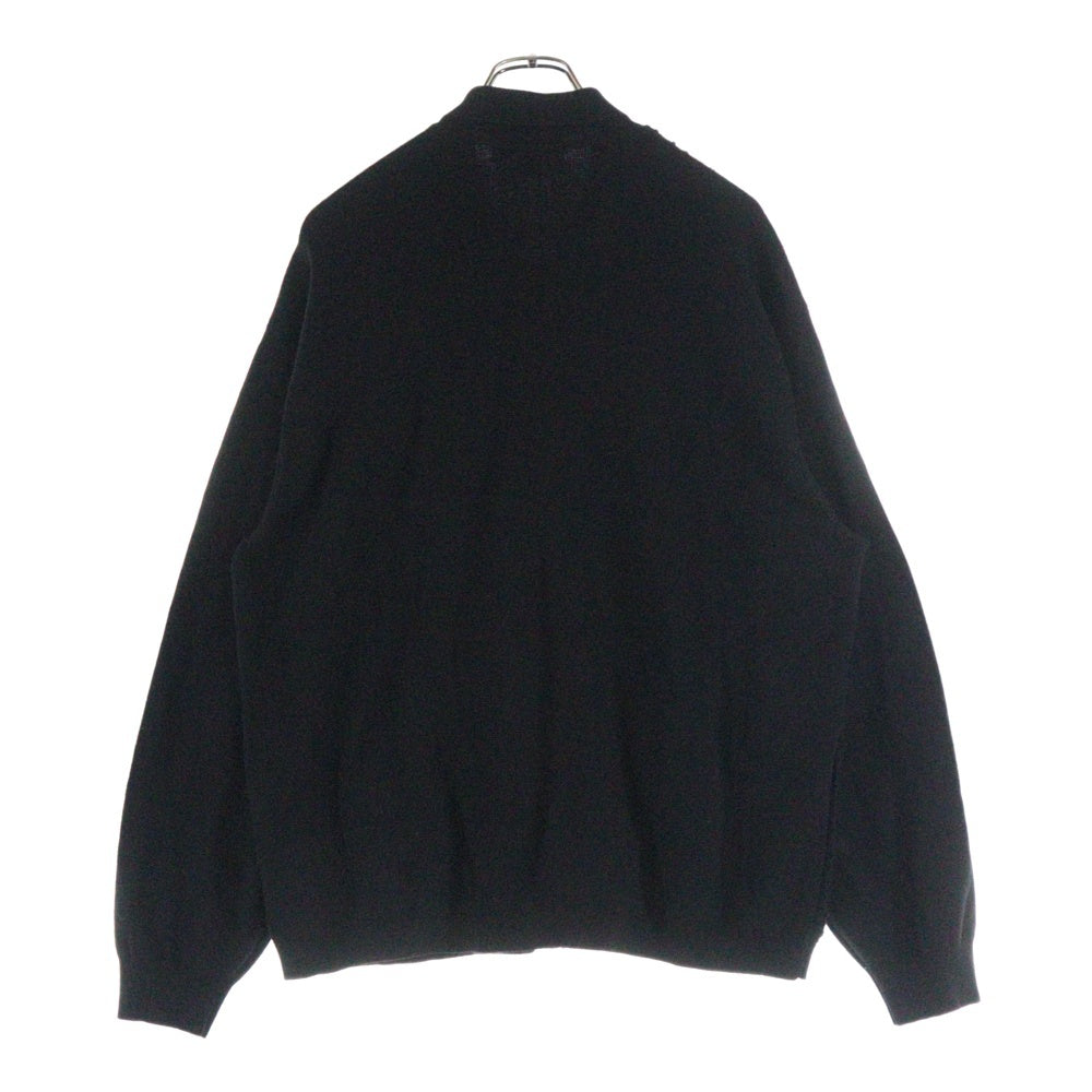 SUPREME(シュプリーム) 25SS Crochet Zip Up Cardigan クロシェ ジップアップ ニットカーディガン ブラック