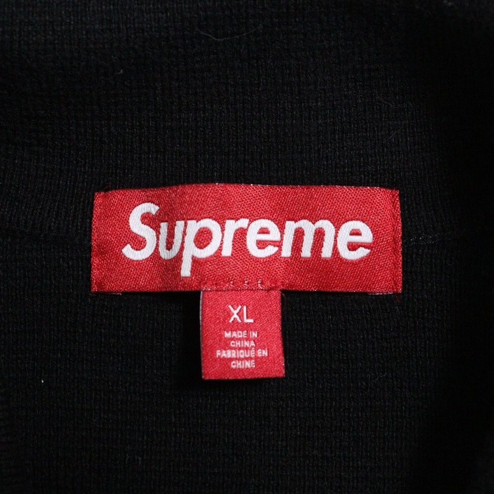 SUPREME(シュプリーム) 25SS Crochet Zip Up Cardigan クロシェ ジップアップ ニットカーディガン ブラック
