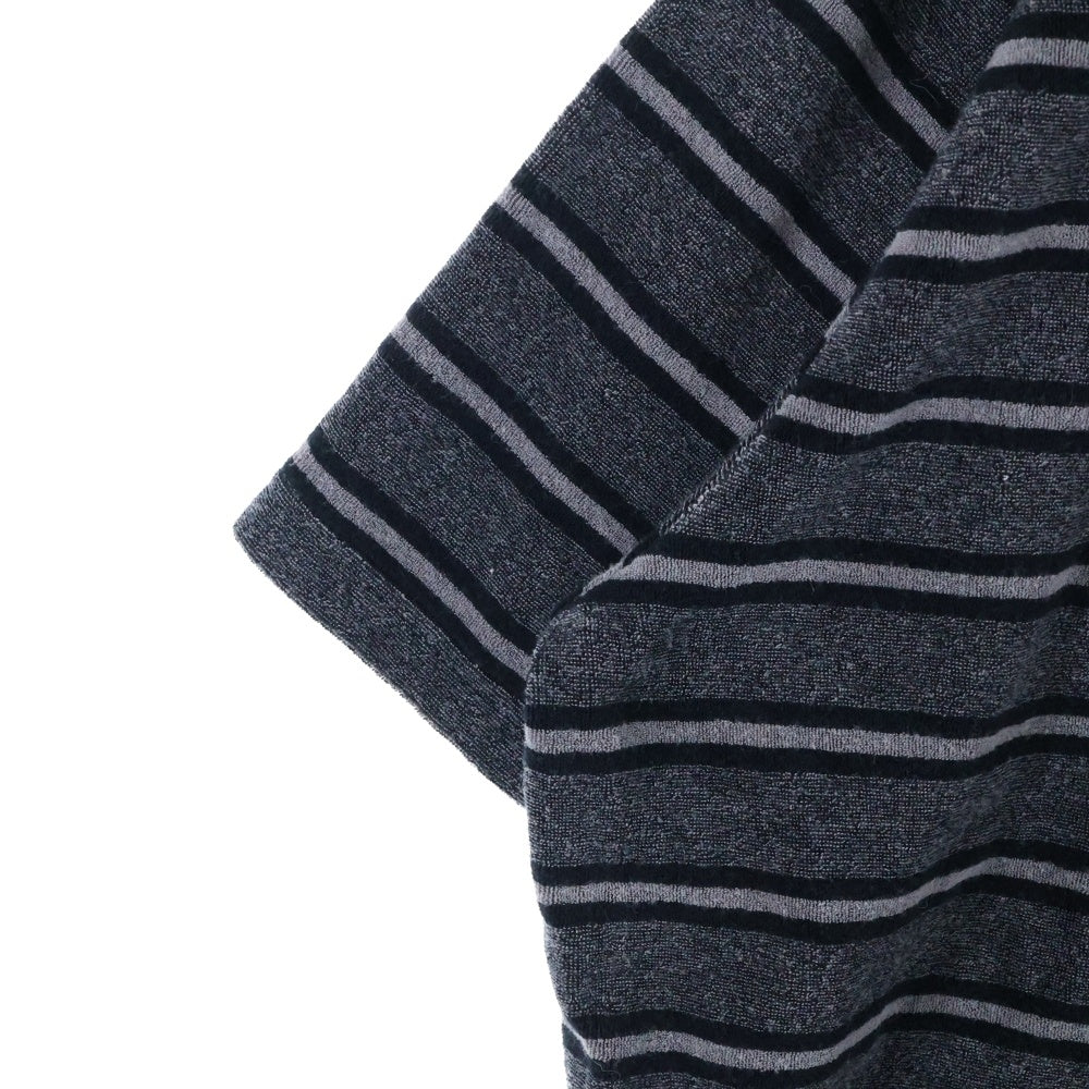 SUPREME(シュプリーム) 24SS Stripe Terry S/S Polo ストライプ テリー パイル地 半袖ポロシャツ グレー