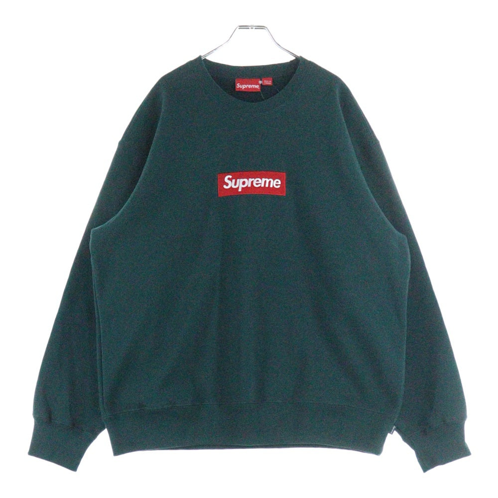 SUPREME(シュプリーム) 22AW Box Logo Crewneck Sweatshirt ボックス ロゴ クルーネック スウェット トレーナー グリーン