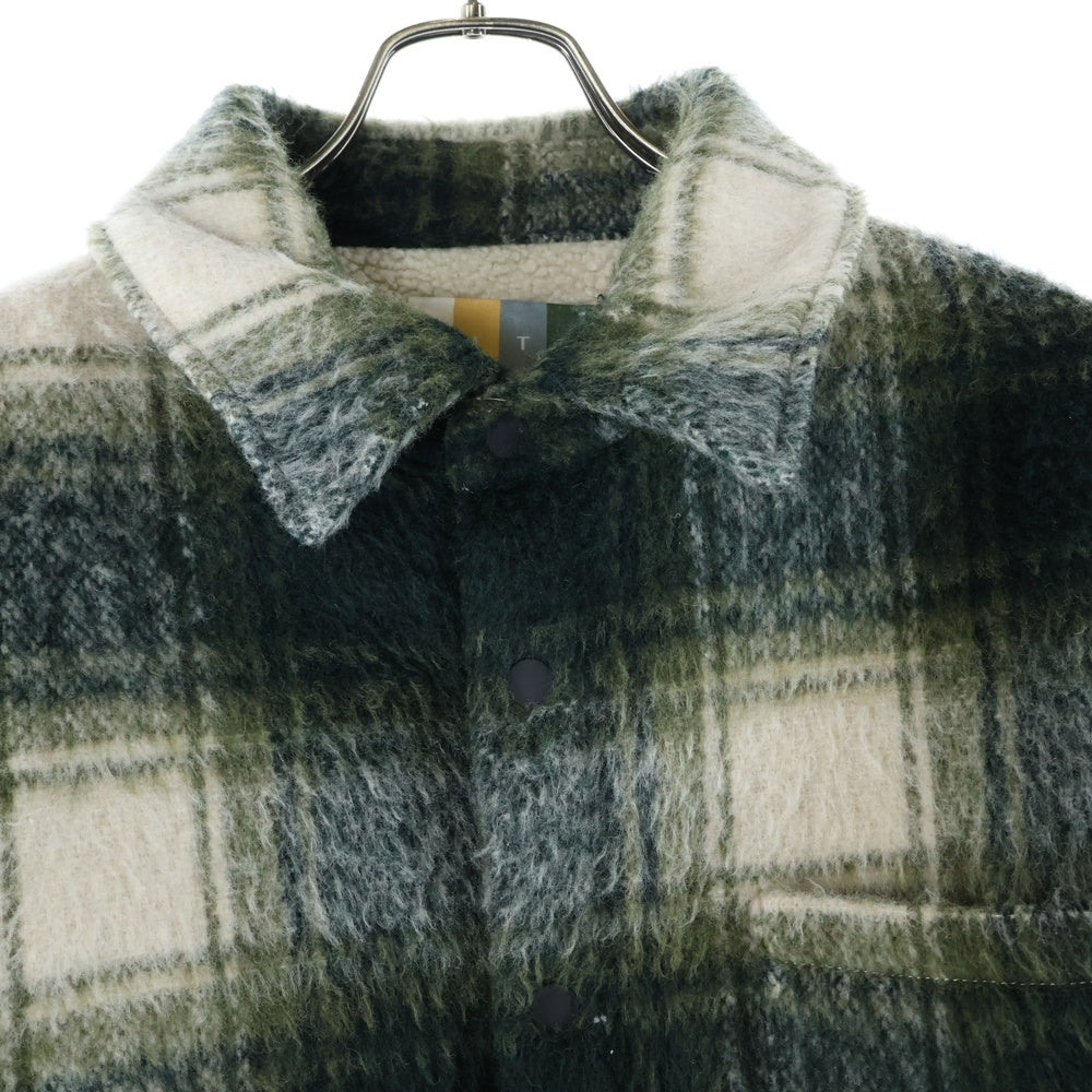 KITH(キス) 21AW Sheridan Shirt Jacket チェック シェリダン シャツ ジャケット グリーン KHM010051