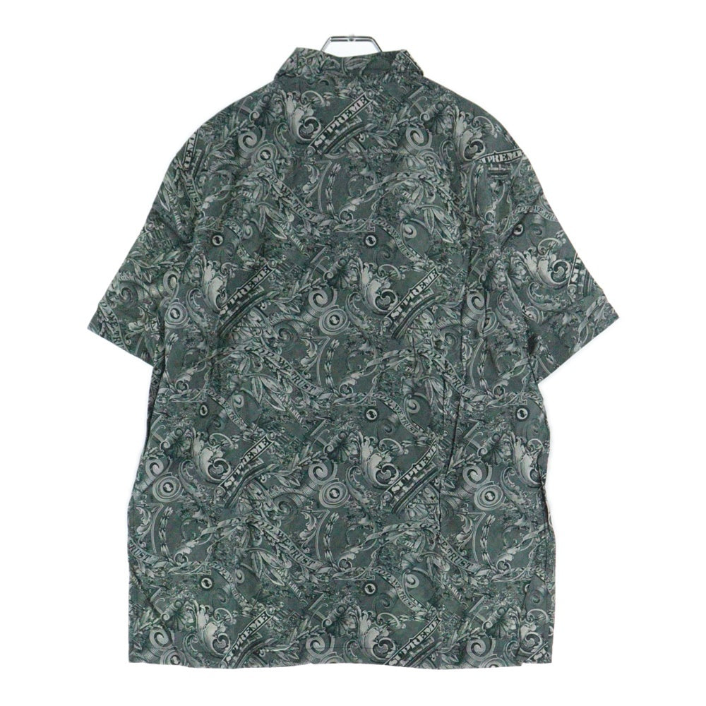 SUPREME(シュプリーム) 23SS Dollar S/S Shirt ドル柄 フロントポケット 半袖シャツ グリーン