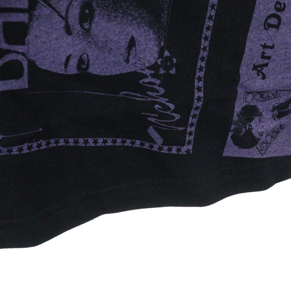 SUPREME(シュプリーム) 24SS Collage Tee コラージュ グラフィックプリント クルーネック半袖Tシャツ カットソー ブラック/パープル