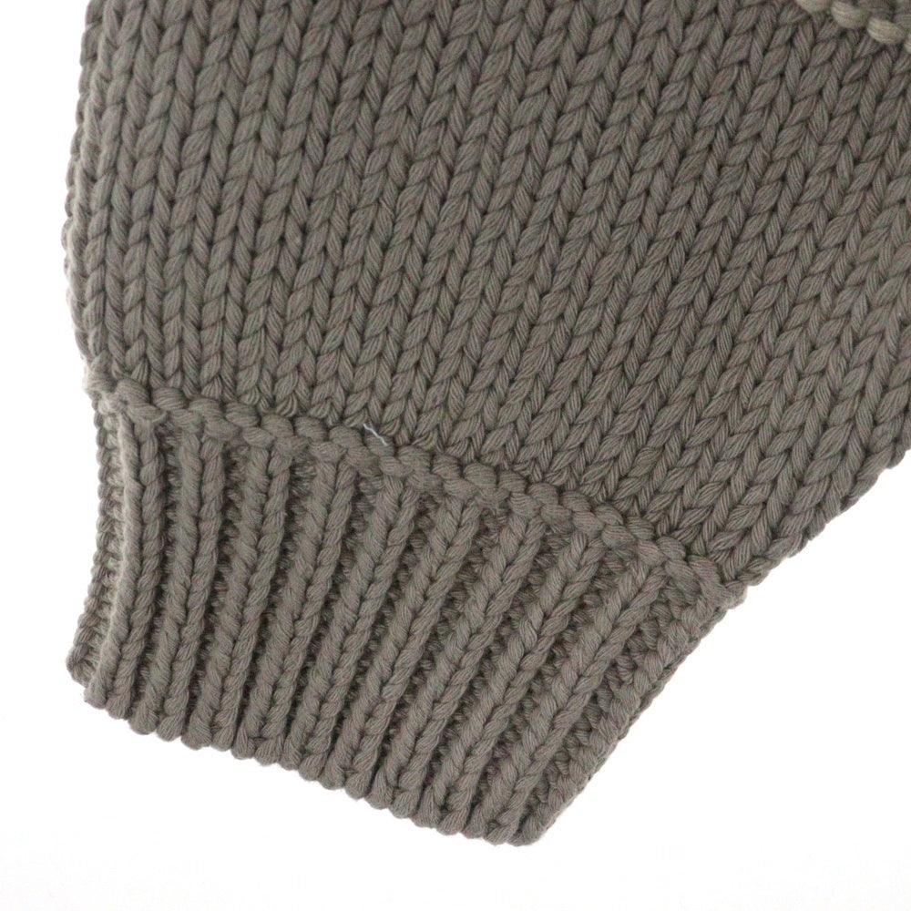 KITH(キス) 22AW STILES KNIT TRUCKET JACKET-HALLOW スタイルズ ハロウ ニット トラッカージャケット ベージュ KHM010226-103