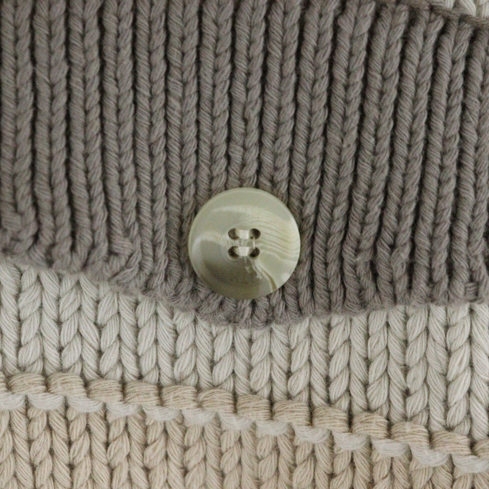 KITH(キス) 22AW STILES KNIT TRUCKET JACKET-HALLOW スタイルズ ハロウ ニット トラッカージャケット ベージュ KHM010226-103