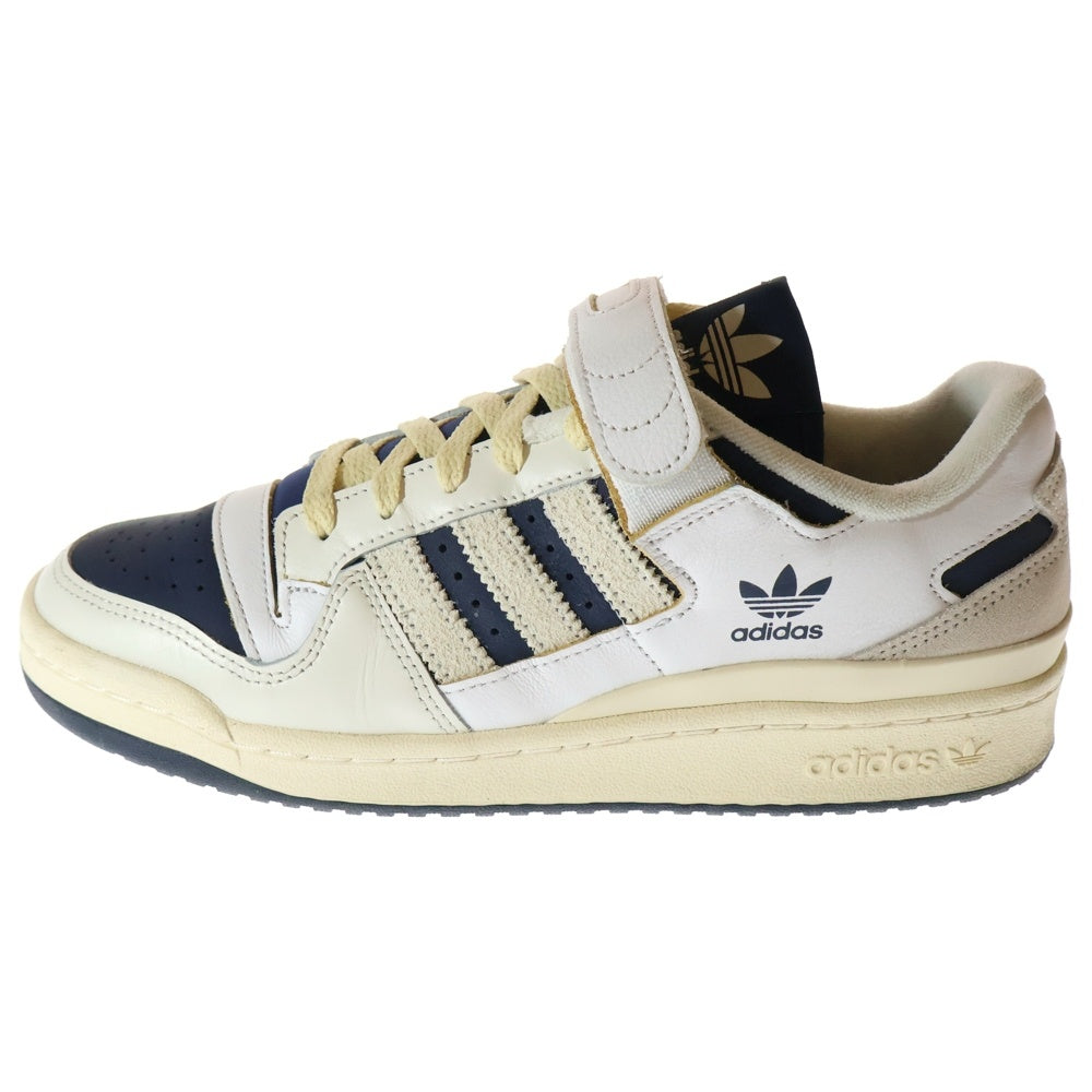 adidas(アディダス) FORUM 84 LOW フォーラム 84 ローカットスニーカー ホワイト/ネイビー US8.5/26.5cm GZ6427