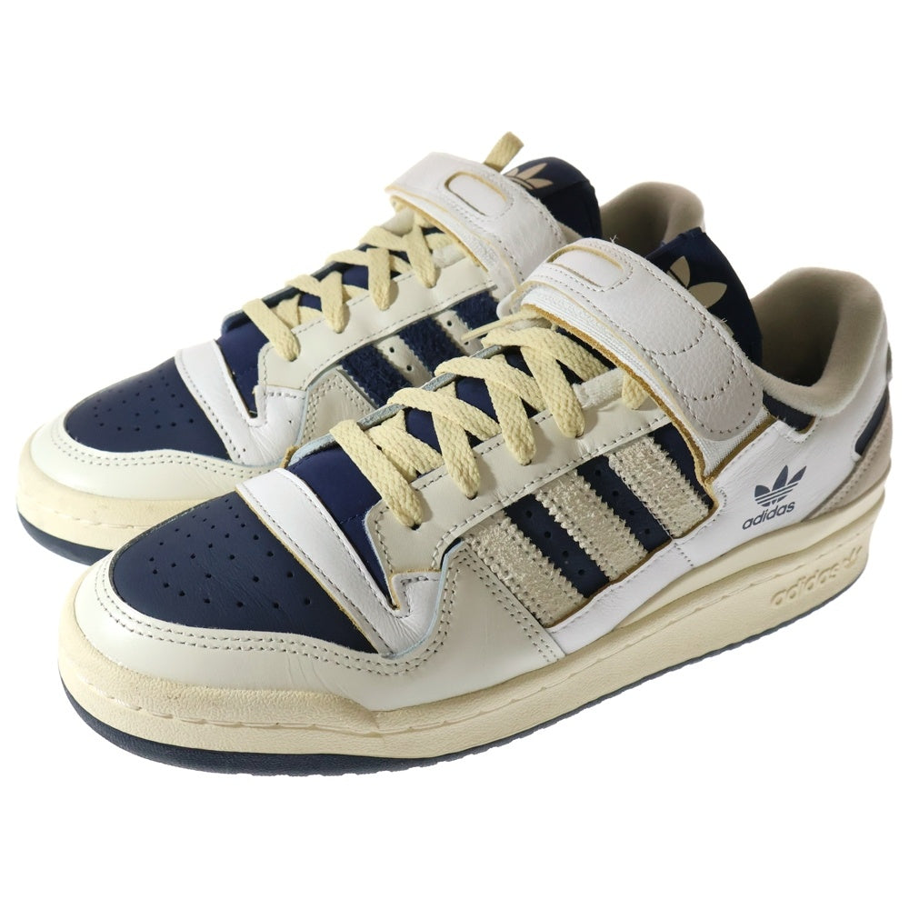 adidas(アディダス) FORUM 84 LOW フォーラム 84 ローカットスニーカー ホワイト/ネイビー US8.5/26.5cm GZ6427