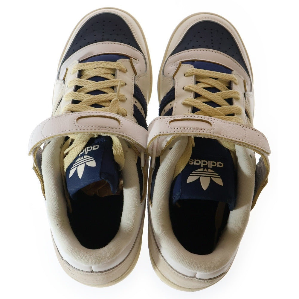 adidas(アディダス) FORUM 84 LOW フォーラム 84 ローカットスニーカー ホワイト/ネイビー US8.5/26.5cm GZ6427