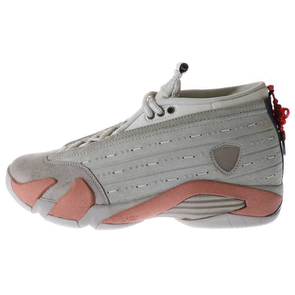 NIKE(ナイキ) ×CLOT AIR JORDAN 14 LOW SP クロット エアジョーダン 14 ハイカットスニーカー ベージュ US9/27cm DC9857-200