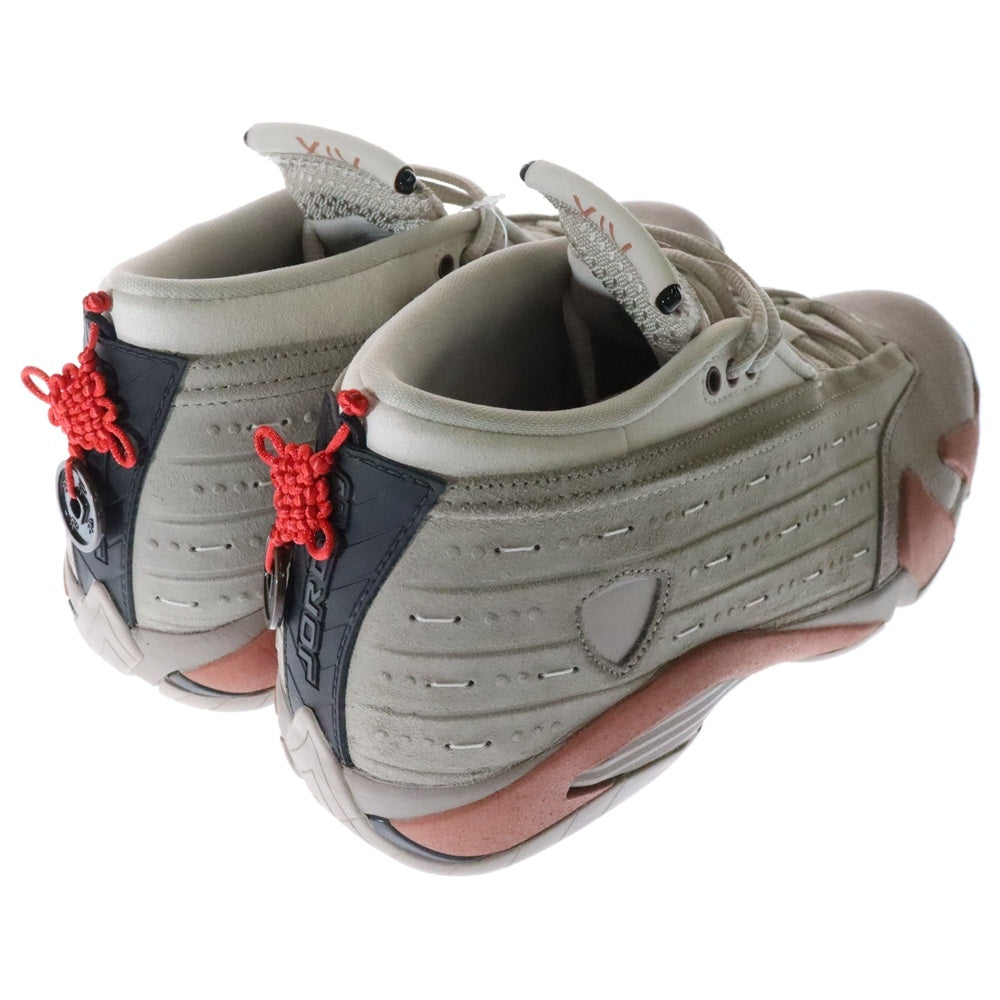 NIKE(ナイキ) ×CLOT AIR JORDAN 14 LOW SP クロット エアジョーダン 14 ハイカットスニーカー ベージュ US9/27cm DC9857-200