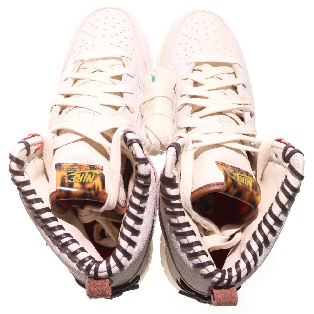NIKE(ナイキ) ×BODEGA DUNK HIGH F&F ボデガ ダンク ハイカットスニーカー アイボリー US9/27cm CZ8125-100