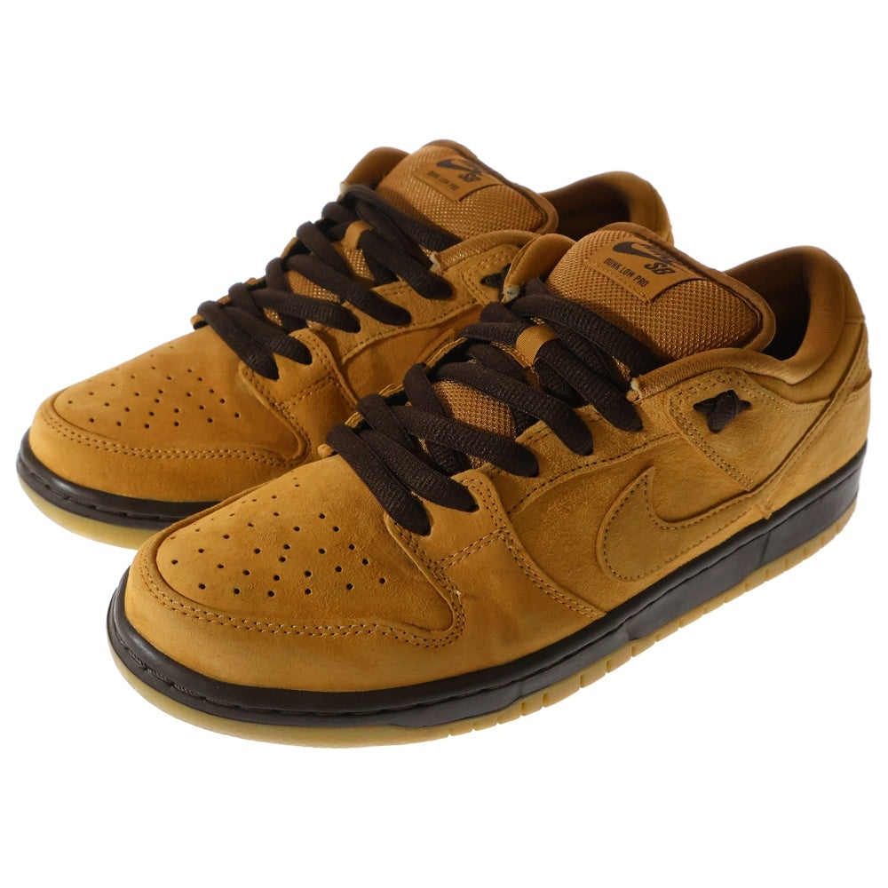 NIKE SB(ナイキエスビー) DUNK LOW PRO WHEAT MOCHA ダンク プロ ウィート モカ ローカットスニーカー ブラウン US9/27cm BQ6817-204