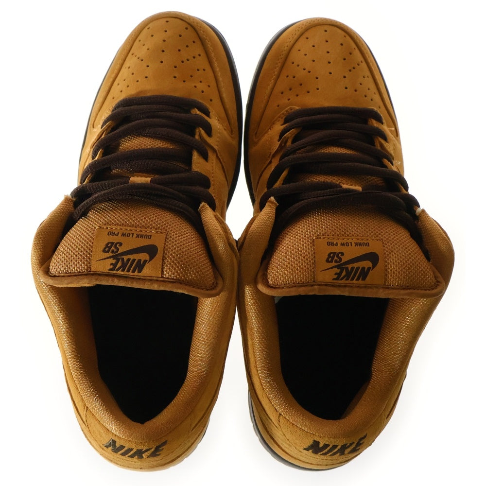 NIKE SB(ナイキエスビー) DUNK LOW PRO WHEAT MOCHA ダンク プロ ウィート モカ ローカットスニーカー ブラウン US9/27cm BQ6817-204