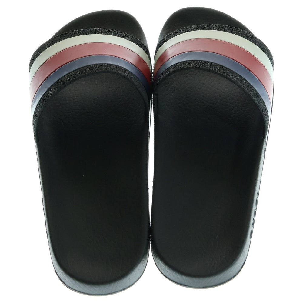 GUCCI(グッチ) トリコロールカラー レザー シャワーサンダル ブラック 308234-160