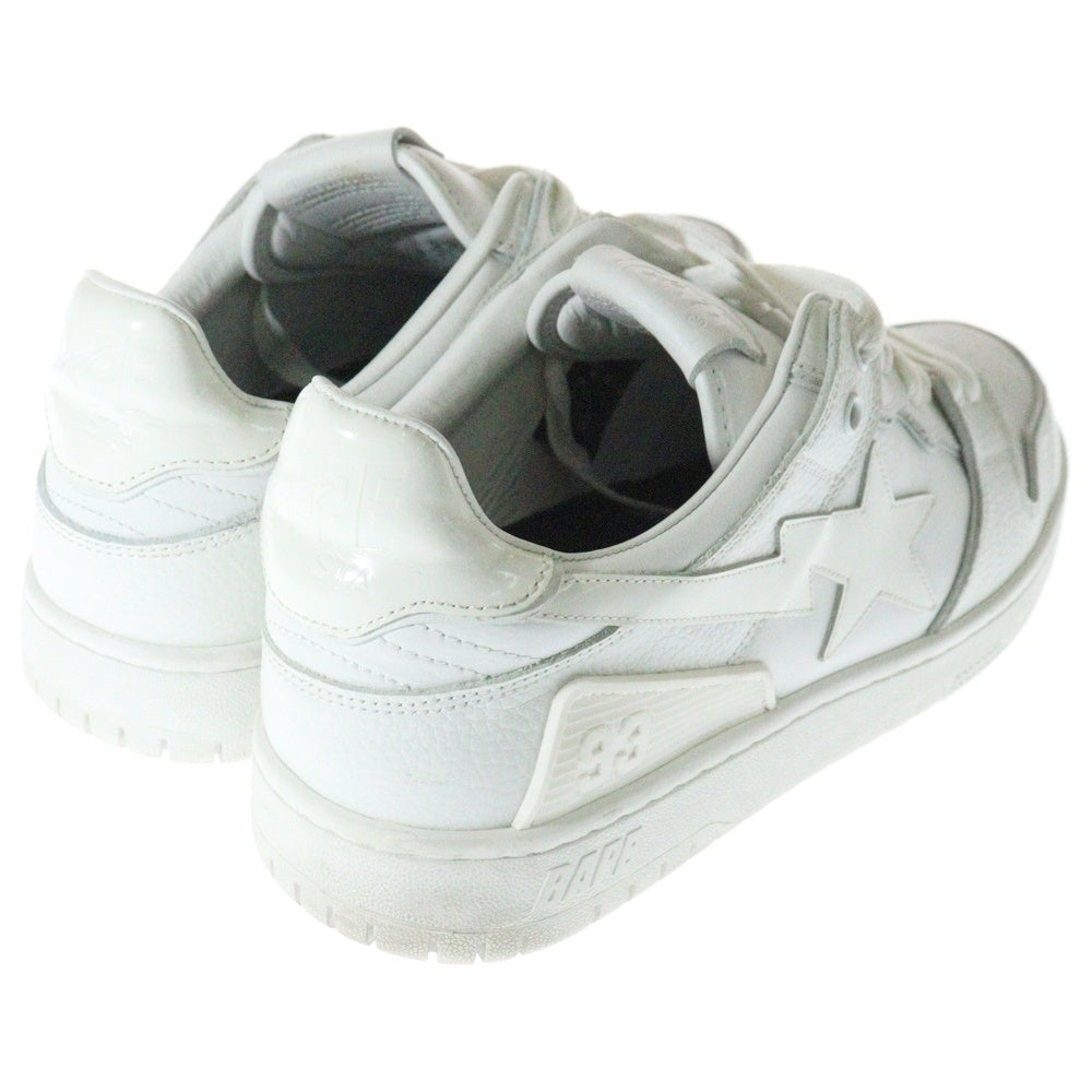 A BATHING APE(アベイシングエイプ) BAPE SK8 STA べイプ スケートスター ローカットスニーカー ホワイト US9/27cm 1I70191010