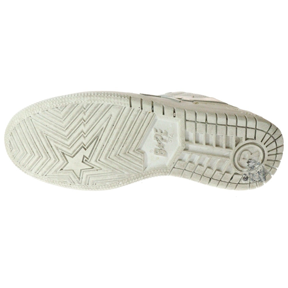 A BATHING APE(アベイシングエイプ) BAPE SK8 STA べイプ スケートスター ローカットスニーカー ホワイト US9/27cm 1I70191010