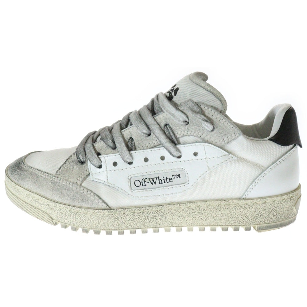 OFF-WHITE(オフホワイト) VULCANIEZD 5.0 LOW ヴァルカナイズド レザー ローカットスニーカー ホワイト OMIA227S22FAB0020110