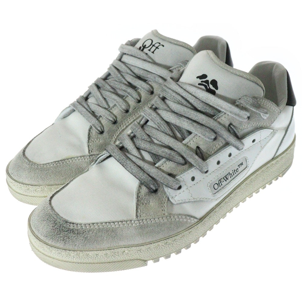 OFF-WHITE(オフホワイト) VULCANIEZD 5.0 LOW ヴァルカナイズド レザー ローカットスニーカー ホワイト OMIA227S22FAB0020110