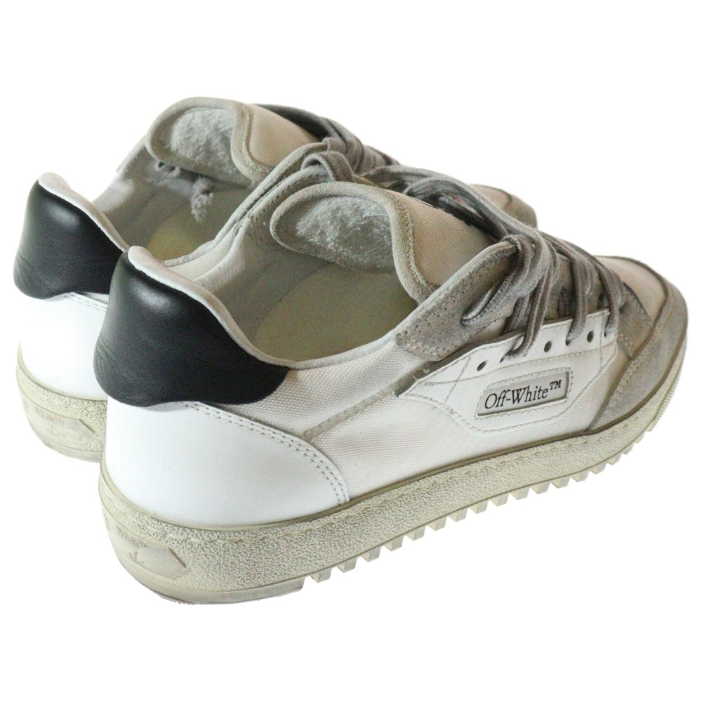 OFF-WHITE(オフホワイト) VULCANIEZD 5.0 LOW ヴァルカナイズド レザー ローカットスニーカー ホワイト OMIA227S22FAB0020110