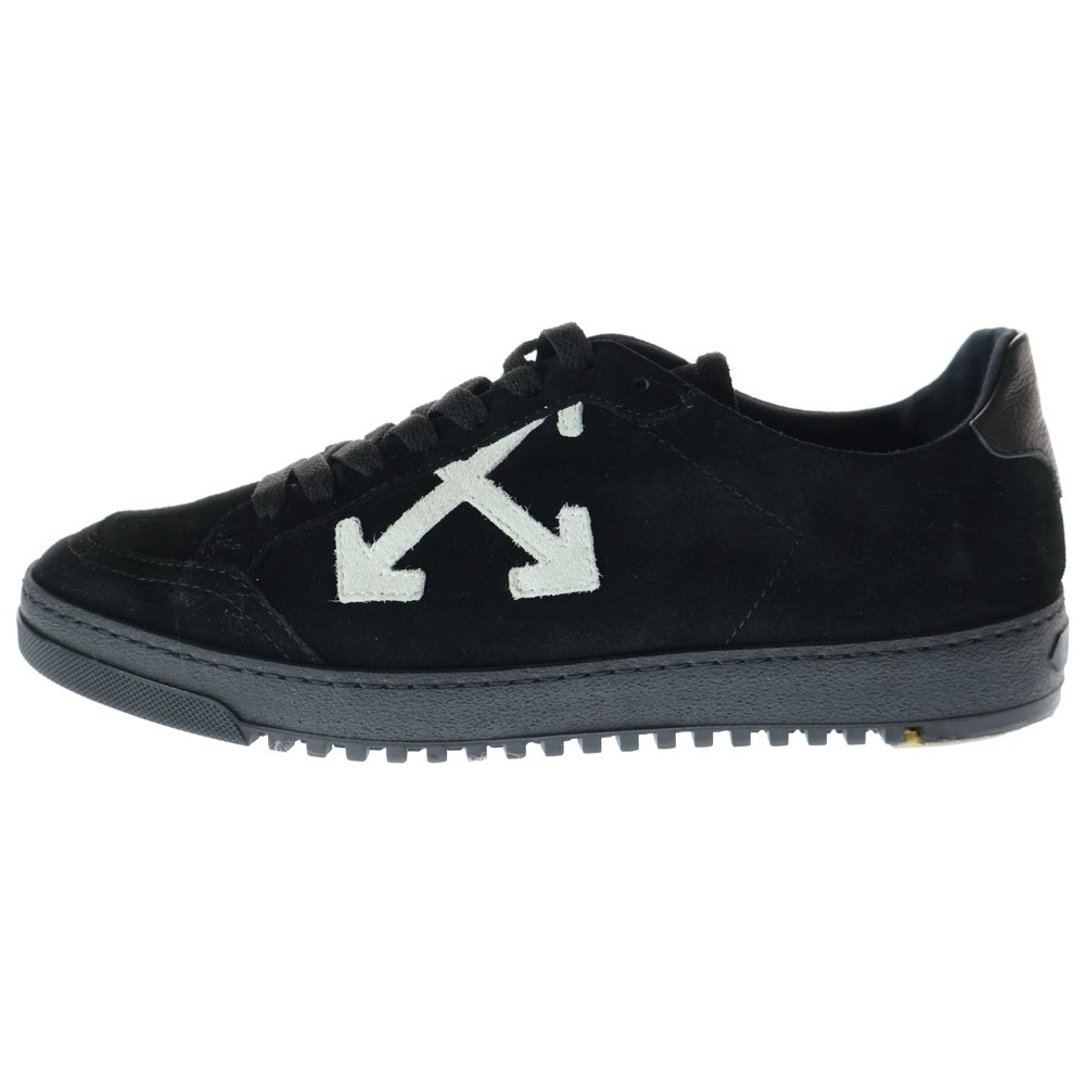 OFF-WHITE(オフホワイト) 2.0 SNEAKER スエード レザー ローカットスニーカー ブラック OMIA042R207800541010