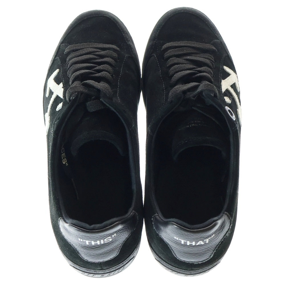 OFF-WHITE(オフホワイト) 2.0 SNEAKER スエード レザー ローカットスニーカー ブラック OMIA042R207800541010