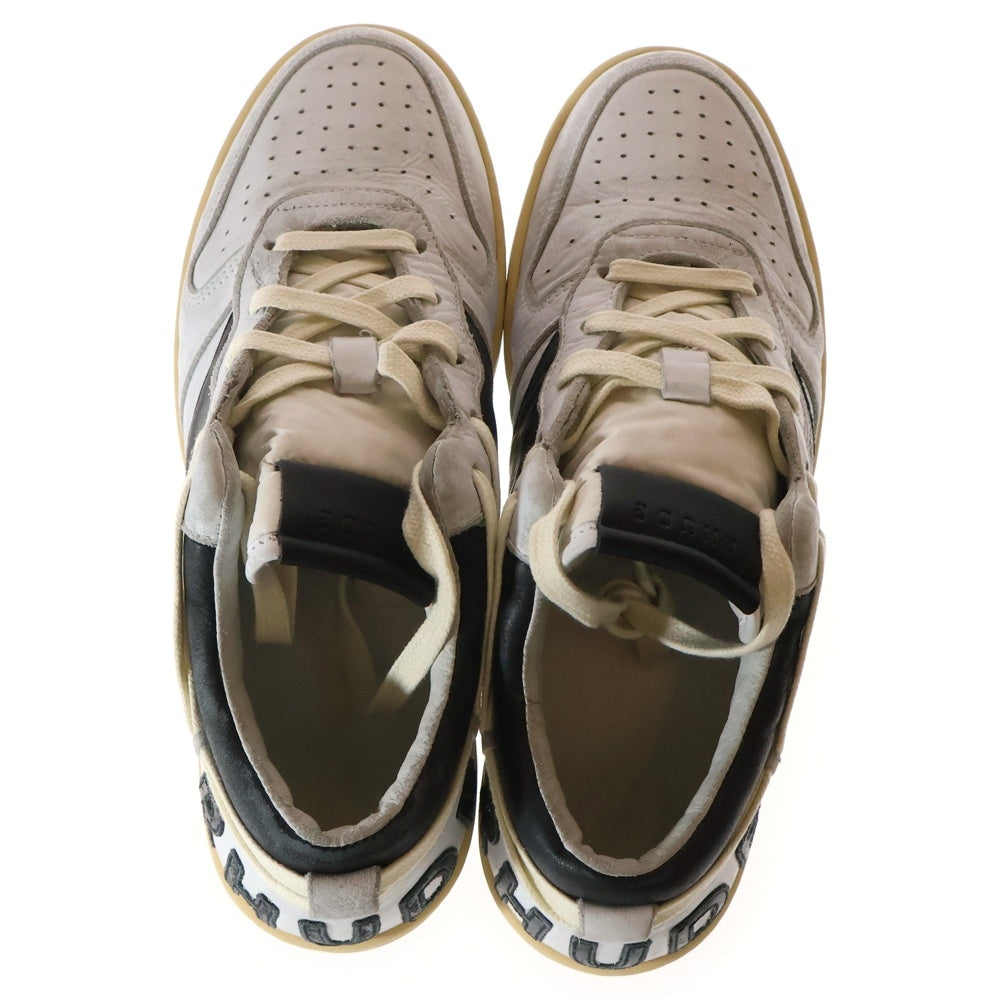 RHUDE(ルード) RHECESS LOW レセス ダメージ加工 ローカットスニーカー ホワイト/ブラック US9/27cm RHSS21FO00000002
