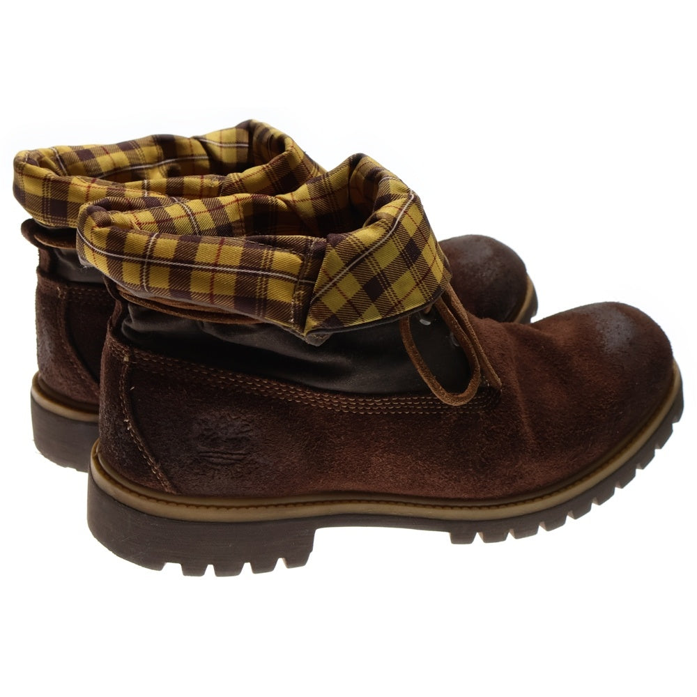 Timberland(ティンバーランド) ROLL TOP BOOT ロール トップ レースアップ ブーツ ブラウン 71588