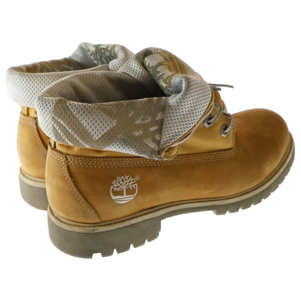Timberland(ティンバーランド) ROLL TOP BOOT ロール トップ レースアップ ブーツ ブラウン 54018