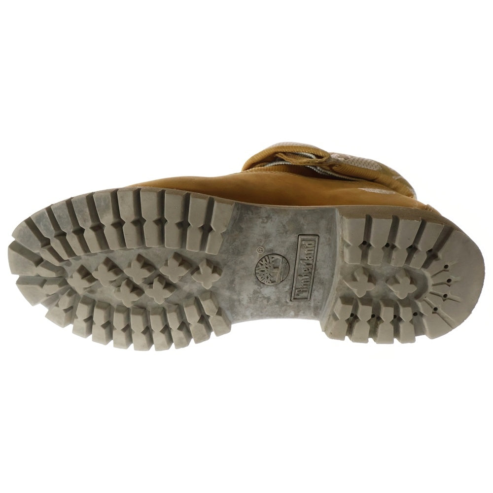 Timberland(ティンバーランド) ROLL TOP BOOT ロール トップ レースアップ ブーツ ブラウン 54018