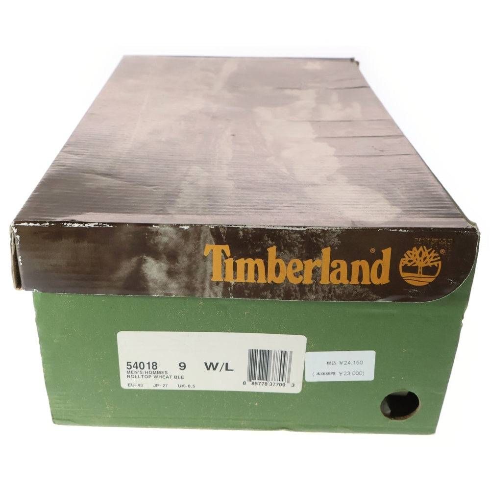 Timberland(ティンバーランド) ROLL TOP BOOT ロール トップ レースアップ ブーツ ブラウン 54018