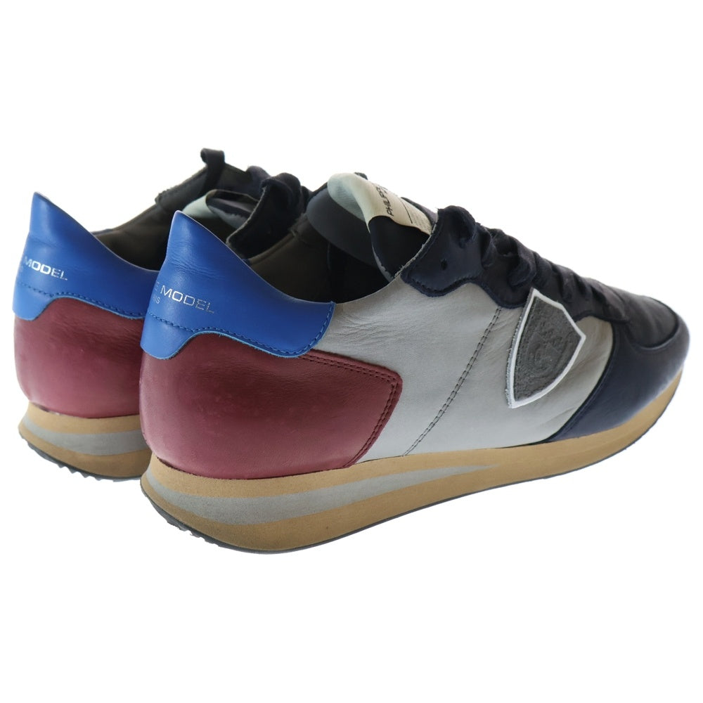 PHILIPPE MODEL(フィリップモデル) TROPEZ X VINTAGE トロぺ ヴィンテージ ローカットスニーカー グレー/ネイビー TWLU WW01
