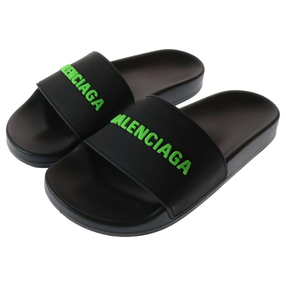 BALENCIAGA(バレンシアガ) POOL プール スライド ラバーサンダル ブラック 565547 レディース