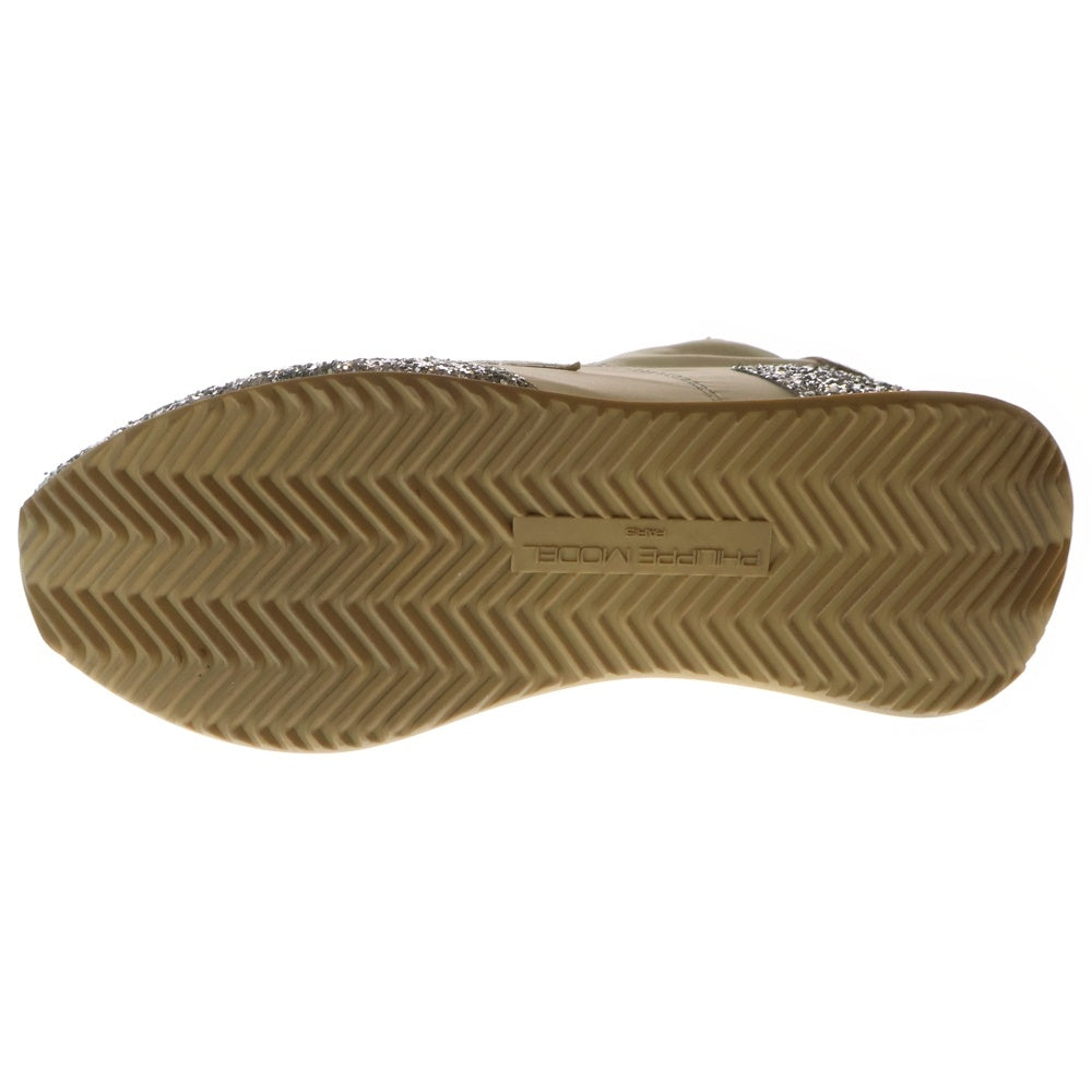 PHILIPPE MODEL(フィリップモデル) TROPEZ X MONDIAL GLITTER ARGENT トロぺ ラインストーン ローカットスニーカー グレー/シルバー TZLD WG10