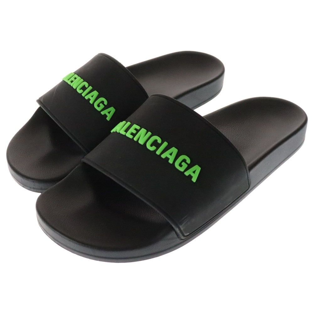 BALENCIAGA(バレンシアガ) POOL プール スライド ラバーサンダル ブラック 565547