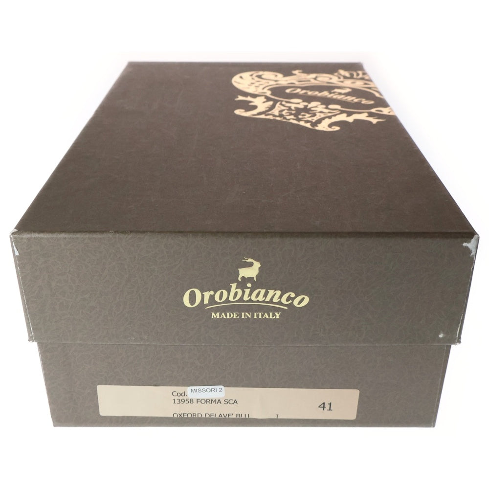 Orobianco(オロビアンコ) MISSORI 2 ミッソーリ2 ストレートチップ レザー ドレスシューズ 革靴 ブラック