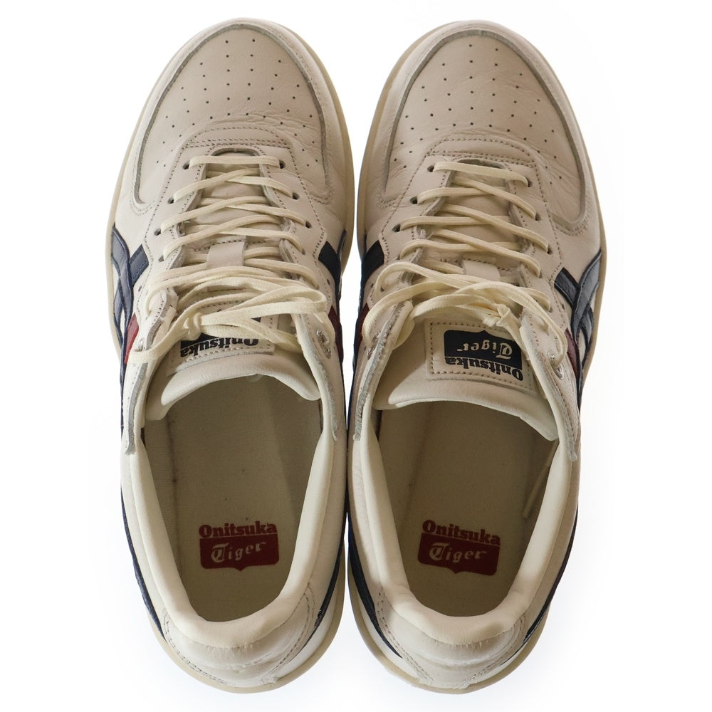 Onitsuka Tiger(オニツカタイガー) GSM SD サイドライン レザー ローカットスニーカー ホワイト レディース US7/24cm レディース 1183A803
