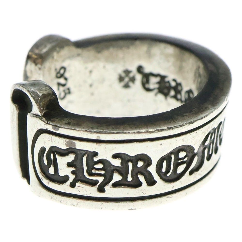 CHROME HEARTS(クロムハーツ) LG SCROLL LABEL ラージスクロールラベル リング シルバー BCA383
