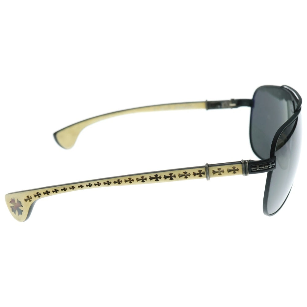 CHROME HEARTS(クロムハーツ) DOUBLE D 1 ダブルディー ティアドロップ サングラス アイウェア メガネ 眼鏡 ブラック